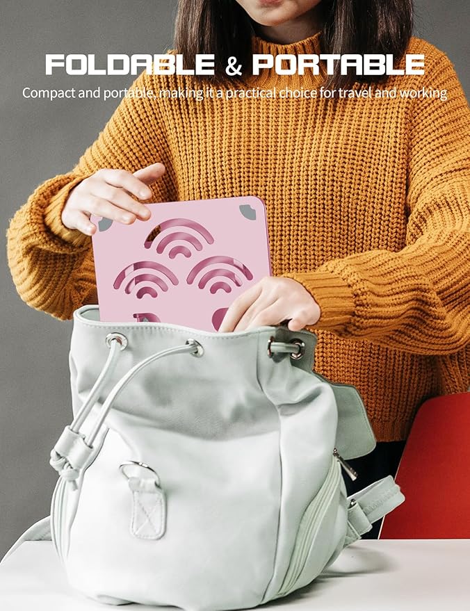 Soporte Ajustable para Tablet ToBeoneer Color Rosa Aluminio miniatura 7