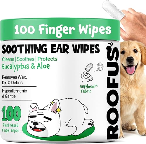 Dog ROOFUS THE DOG ear care