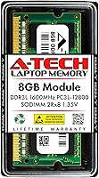Vista 15 de A-Tech - Módulo de memoria RAM SODIMM para portátil de 1 GB DDR3 1066 MHz PC3-8500 CL7, 1,5 V, 204 pines, sin ECC, SO-DIMM para portátiles