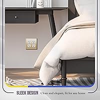 Vista 164 de ENERLITES Placa de pared de metal dúplex para receptáculos, cubierta de salida de acero inoxidable, resistente a la corrosión, tamaño de 1 banda