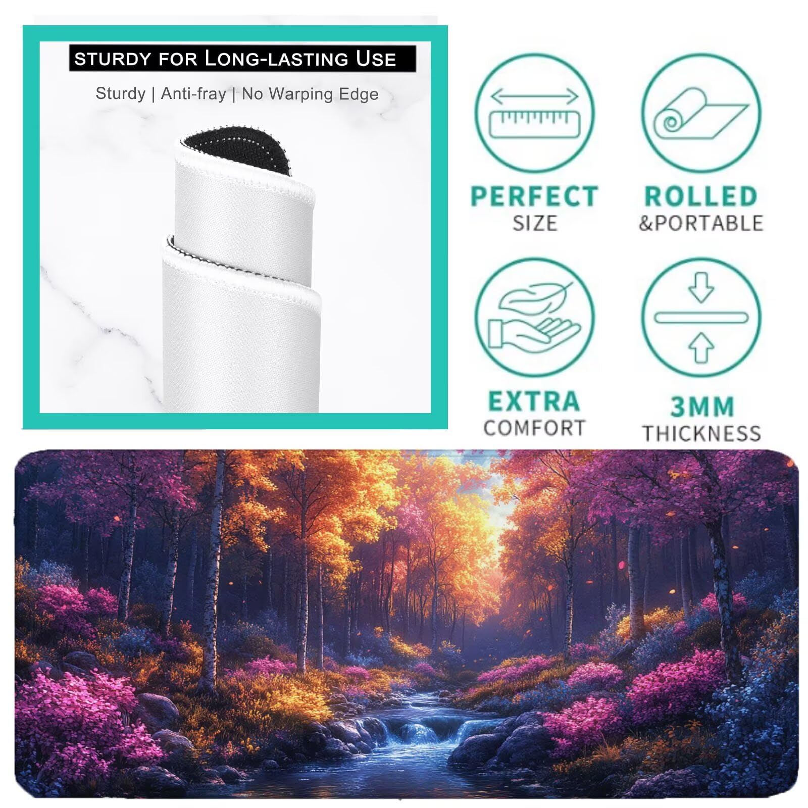 Fioletowy Podkładka Pod Mysz XXL 1600 x 800 mm Podkładka Pod Myszkę Krajobraz Podkładka Pod Mysz Podkładka Pod Mysz Podkładka Pod Mysz Na Biurko Podkładka Pod Myszkę T649