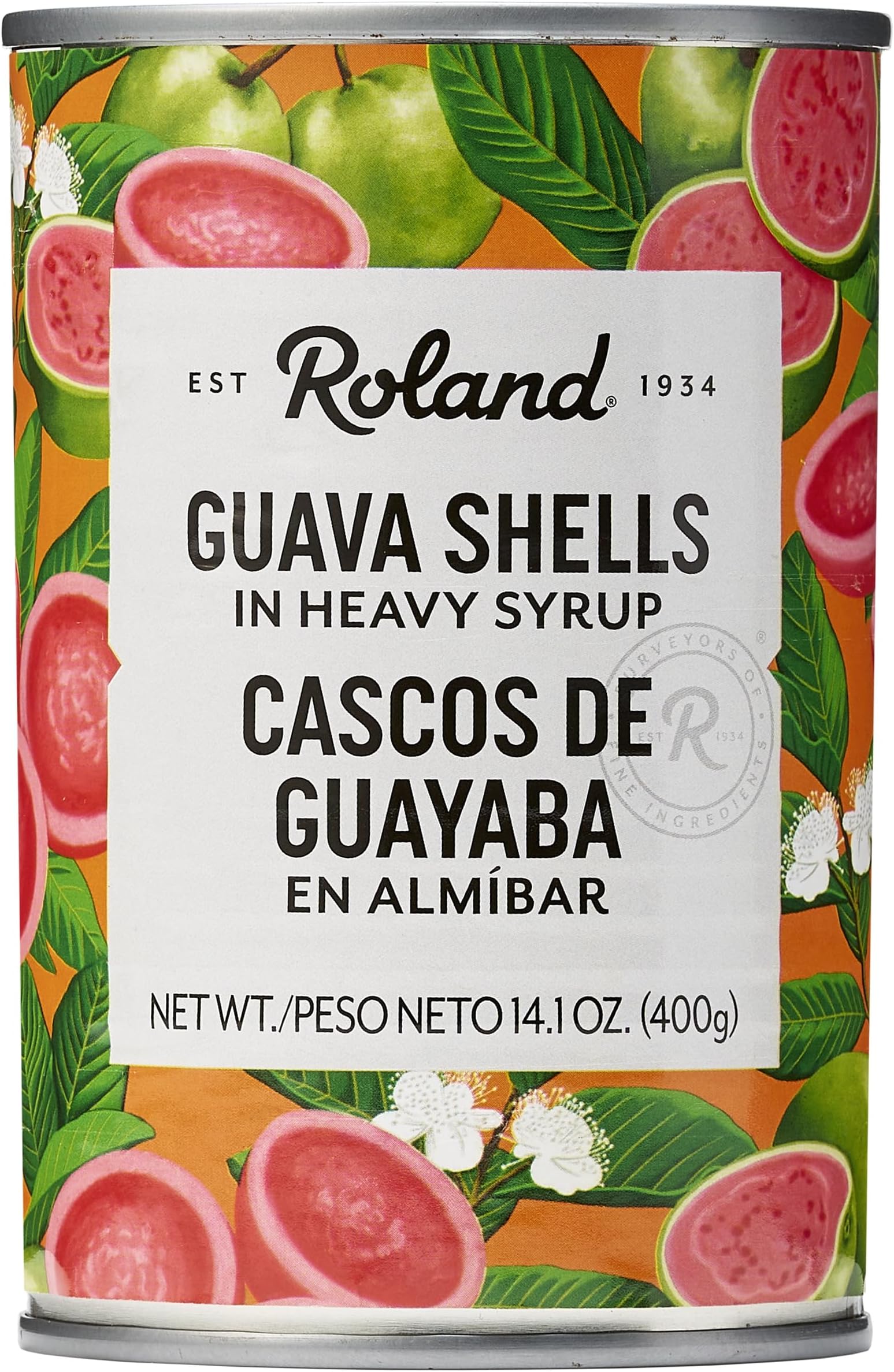 Roland Foods Guava Shells in Heavy Syrup, 14.1 Ounce