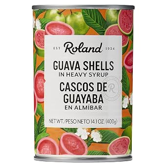 Roland Foods Guava Shells in Heavy Syrup, 14.1 Ounce