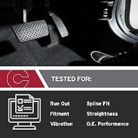 Vista 6 de Cardone 60-1009 Eje de transmisión de velocidad constante CV remanufacturado (renovado)
