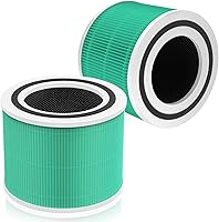Vista 7 de Filtro de repuesto Core 300 para el cuidado de mascotas, compatible con el purificador de aire LEVOIT Core 300/300S, grado H13 3 en 1, filtro