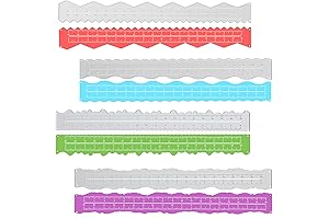 4 Pieces 8.4 Inches Deckle Edges Ruler