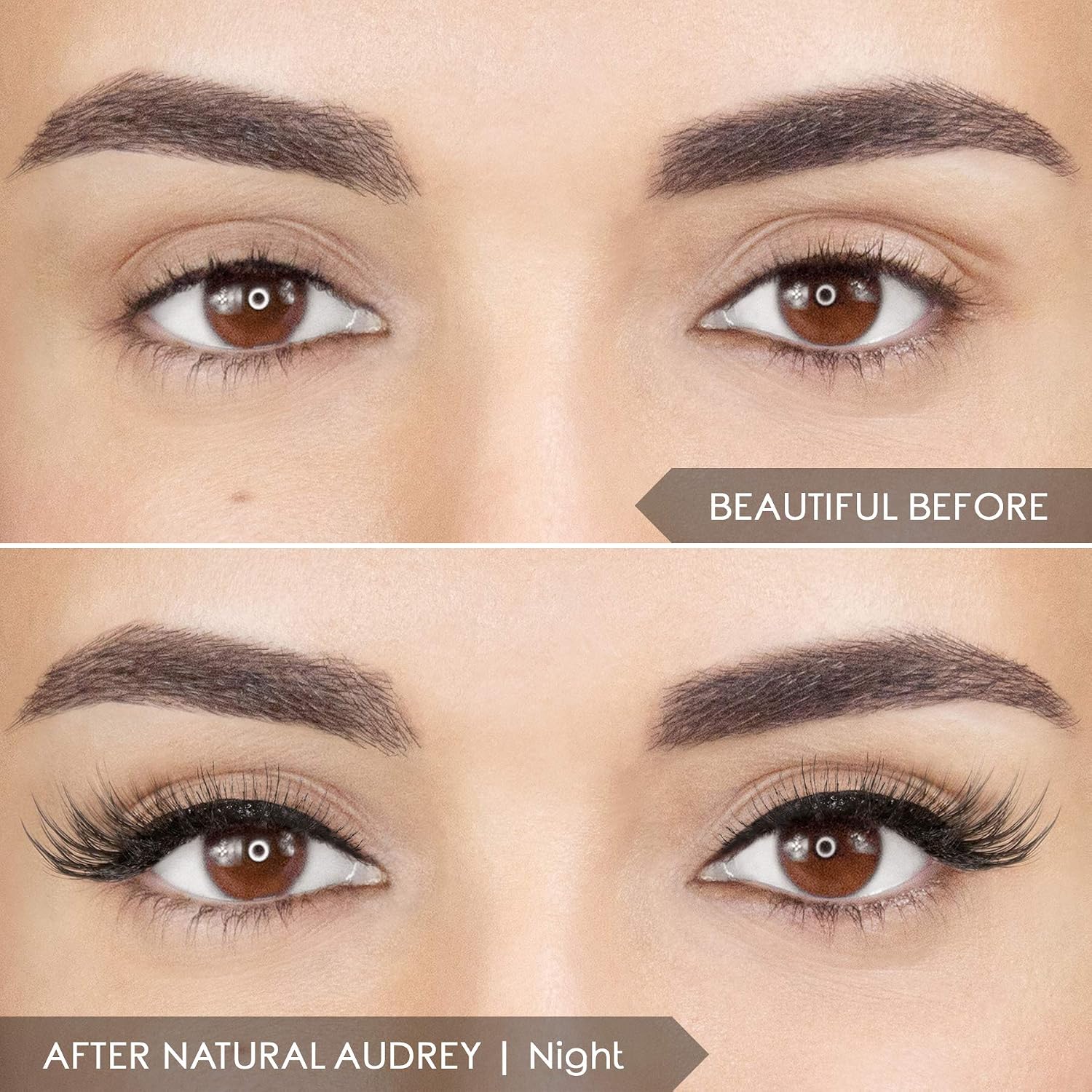 Magnomatic Magnetic Eyeliner + 5D Magnetic Lashes Day + Night Kit - Natural Audrey