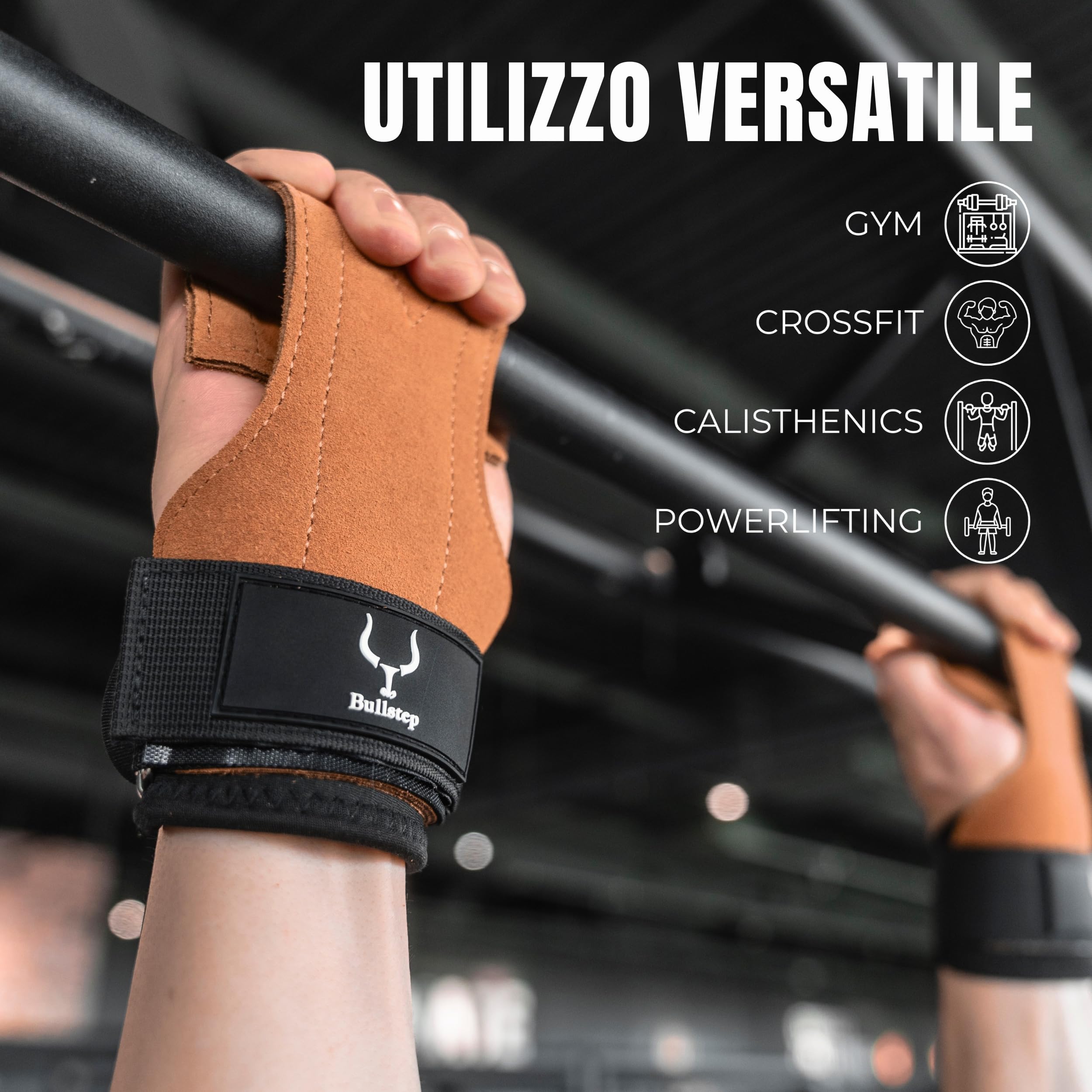 Ganci Palestra Polsi Powerlifting Bodybuilding Lifting Straps Reverse Grip Guanti Paracalli Crossfit