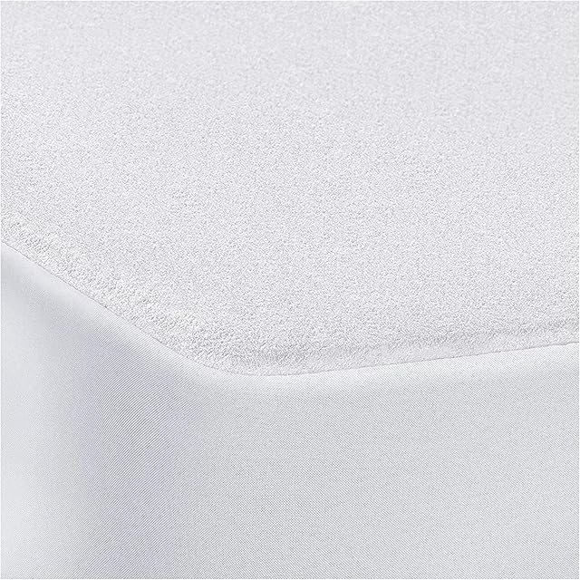 Sleep&Snuggle Waterproof and Breathable Terry Towel Mattress Protector, Extra Deep (30cm), Fully Fitted Terry Cover, Non-Noise, Skin Friendly (Single)