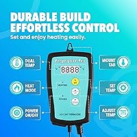 Vista 7 de Almohadilla de calor de elaboración y fermentación para cerveza casera y fermentación de vino 120 VCA 12 o 25 vatios Estera de calefacción: seguro