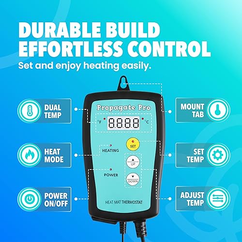 Miniatura 7 de Almohadilla de calor para elaboración y fermentación de cerveza casera y fermentación de vino de 120 VCA 12 o 25 vatios: seguro para fermentadores