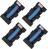 Vista 23 de Asas de agarre para barra de agarre para Jeep Wrangler Accesorios TJ JK JL Gladiator JT - Hebilla de metal mejorada, naranja cibernético, paquete