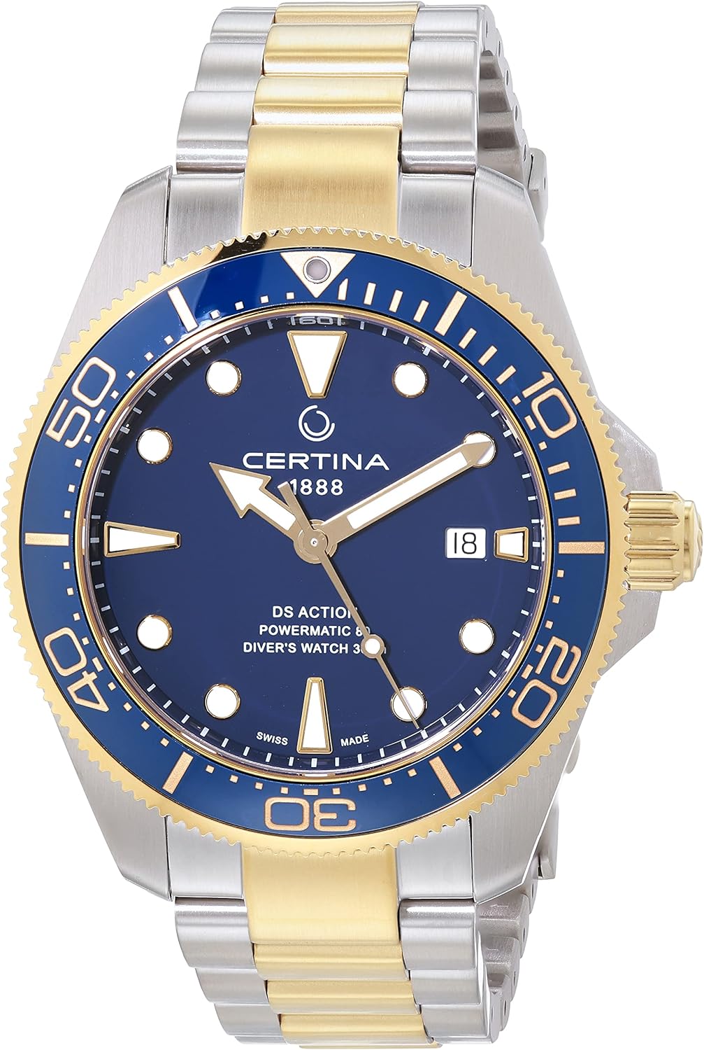 Certina, Mens, DS ACTION Diver 43mm, Stainless Steel, Swiss