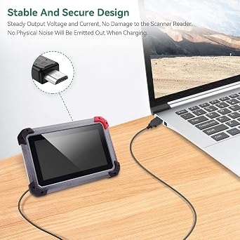 5ft Micro USB Charging & Sync Cable Cord Replacement for XTOOL X100 EZ400 D7 Auto Key Programmer Diagnostic Scanner Tools Power Cord