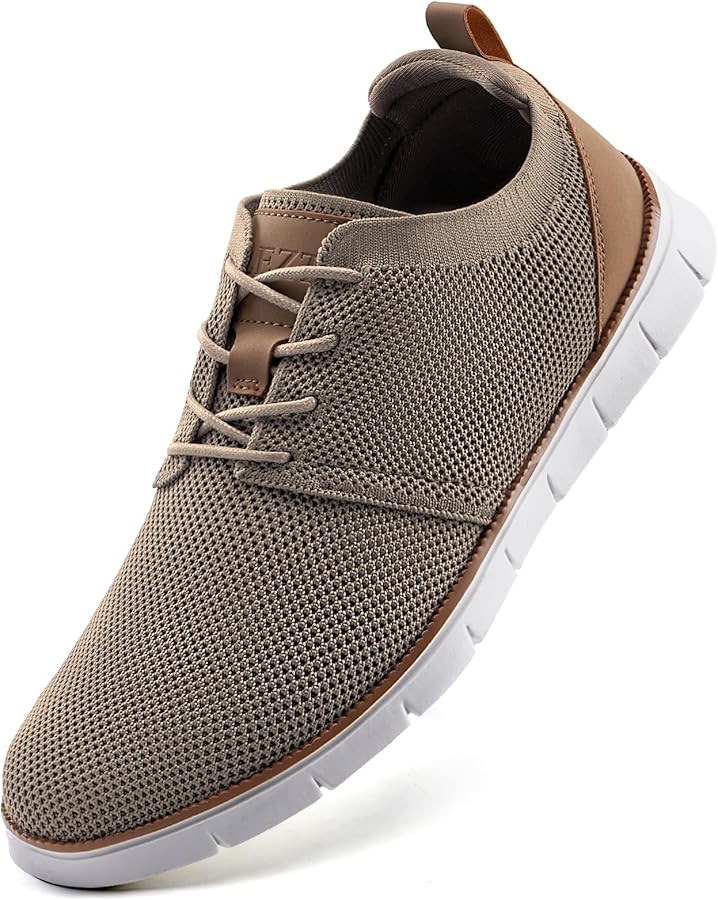Amazon.com | Men's Casual Dress Oxfords Sneakers Business Mesh Breathable Lightweight Walking Shoes Tennis Comfortable Fashion Office Casual Khaki 43 EU | Fashion Sneakers Amazon.com | Men's Casual Dress Oxfords Sneakers Business Mesh Breathable Lightweight Walking Shoes Tennis Comfortable Fashion Office Casual Khaki 43 EU | Fashion Sneakers