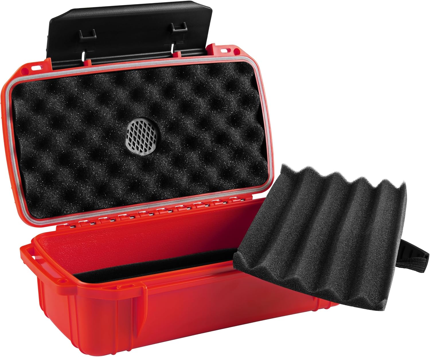 Colibri Firebird Cigar Travel Case – Waterproof Crushproof Cigar Holder for 10 Cigars, Durable ABS Hard Shell, Secure Latches, Portable Cigar Storage for Travel, Golf, Outdoors (Black Camo)