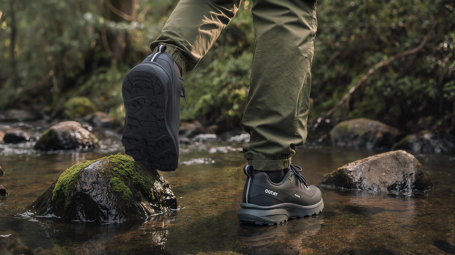 Amazon.com | OUTJET Waterproof Hiking Shoes for Men Lightweight