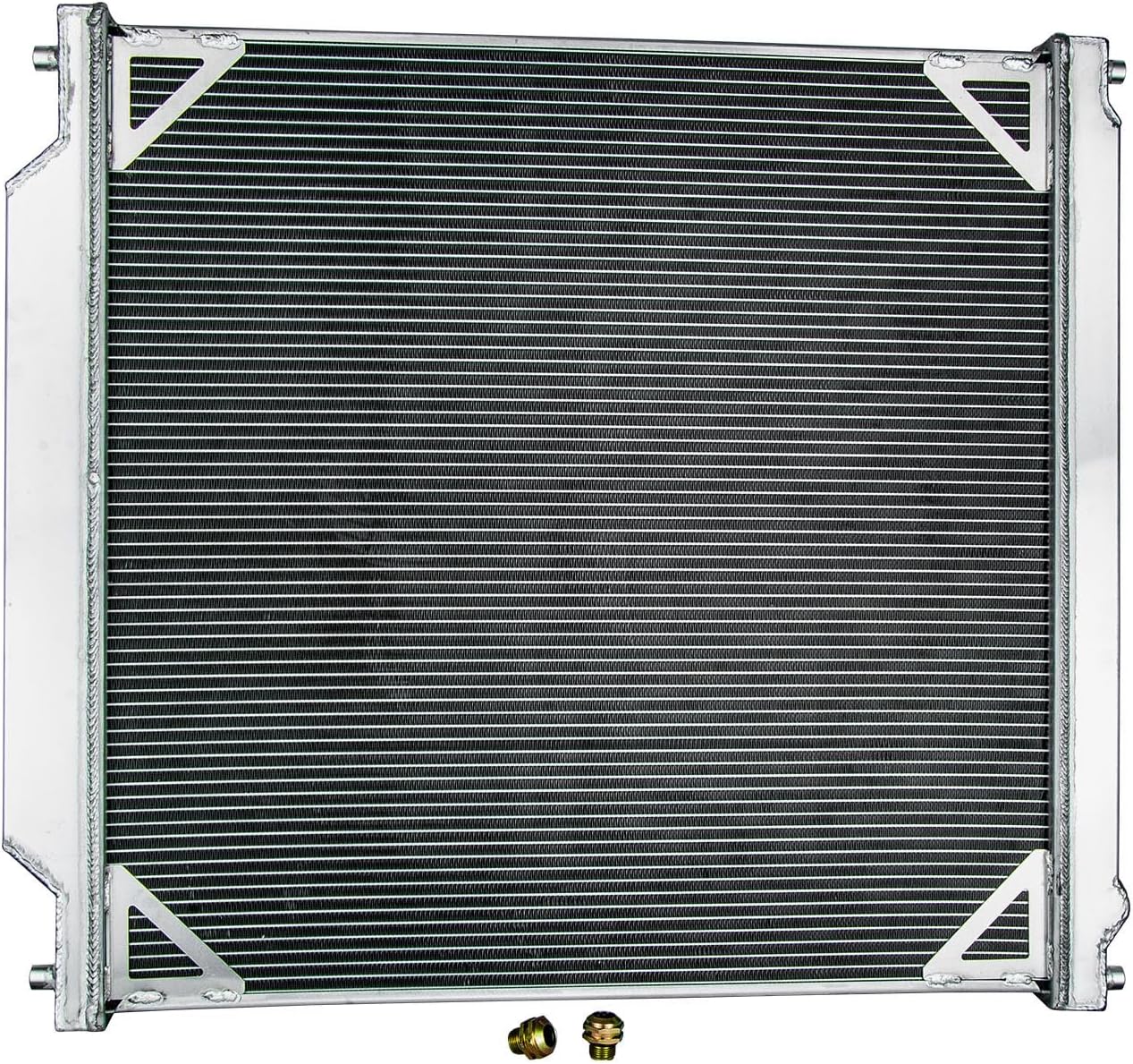 2741 Aluminum Radiator Shroud Fan for 2003-2007 6.0L Ford F250 F350 F450 Excursion 6.0 Powerstroke V8 DIESEL 2004 2005 2006