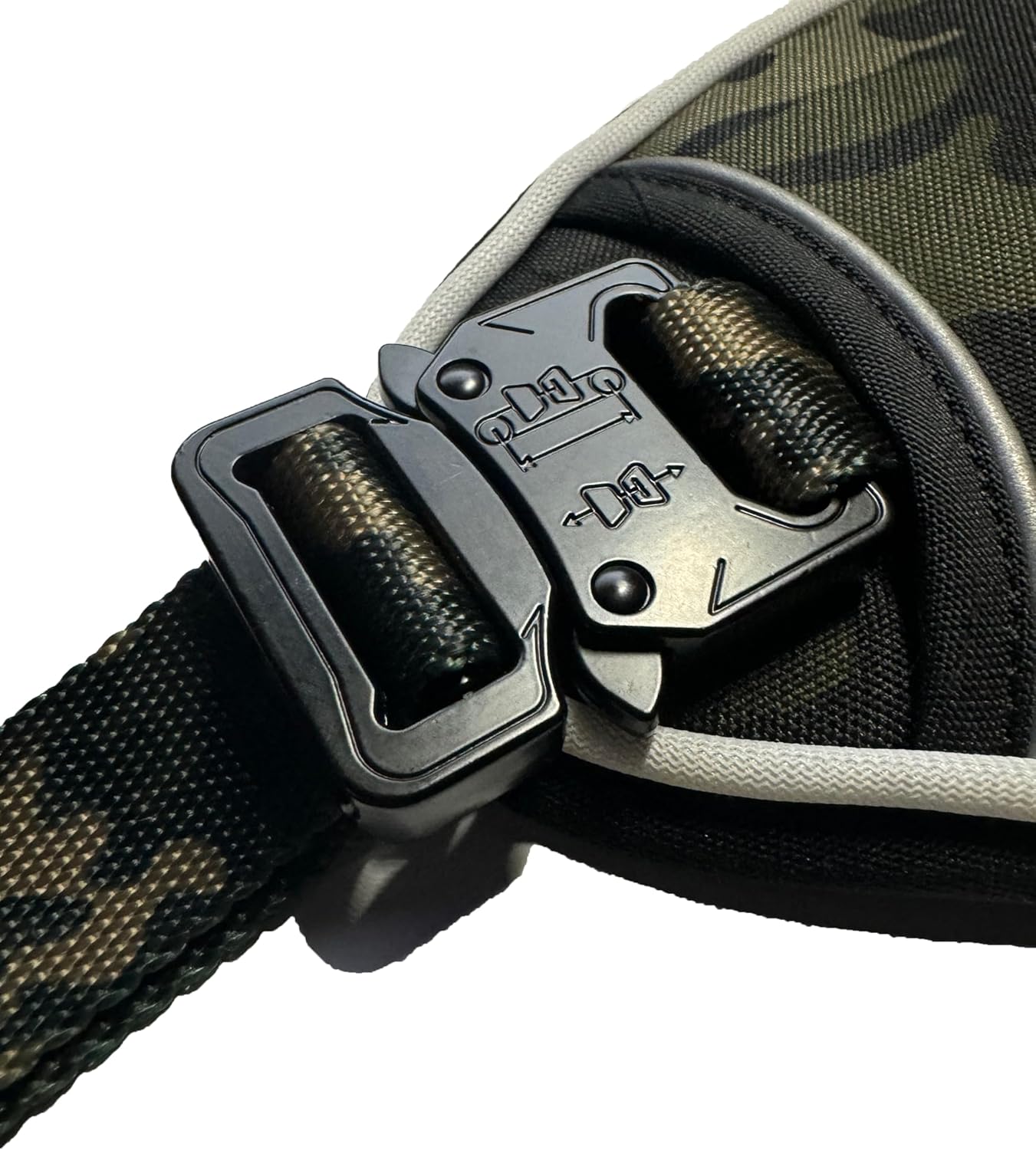 Ragnarok Multicam Black Tactical Dog Harness with LED Light, MOLLE Panels, Durable Luxury Vets, Service Dog Vest Small, Medium, XL, XXL Dogs