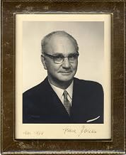 Franz Jonas autograph 7th President of Austria, signed vintage photo framed
