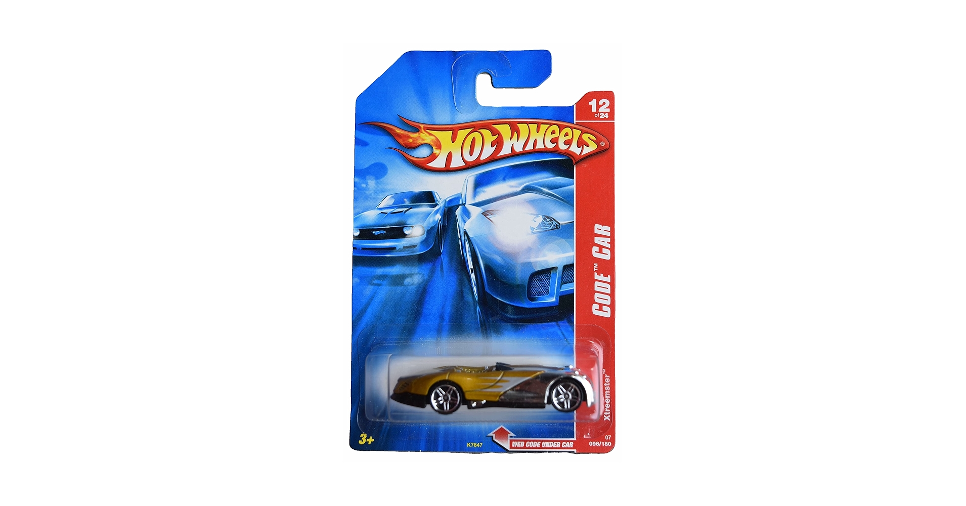 Amazon.com: Hot Wheels Xtreemster, Code Car 12/24 : Toys & Games