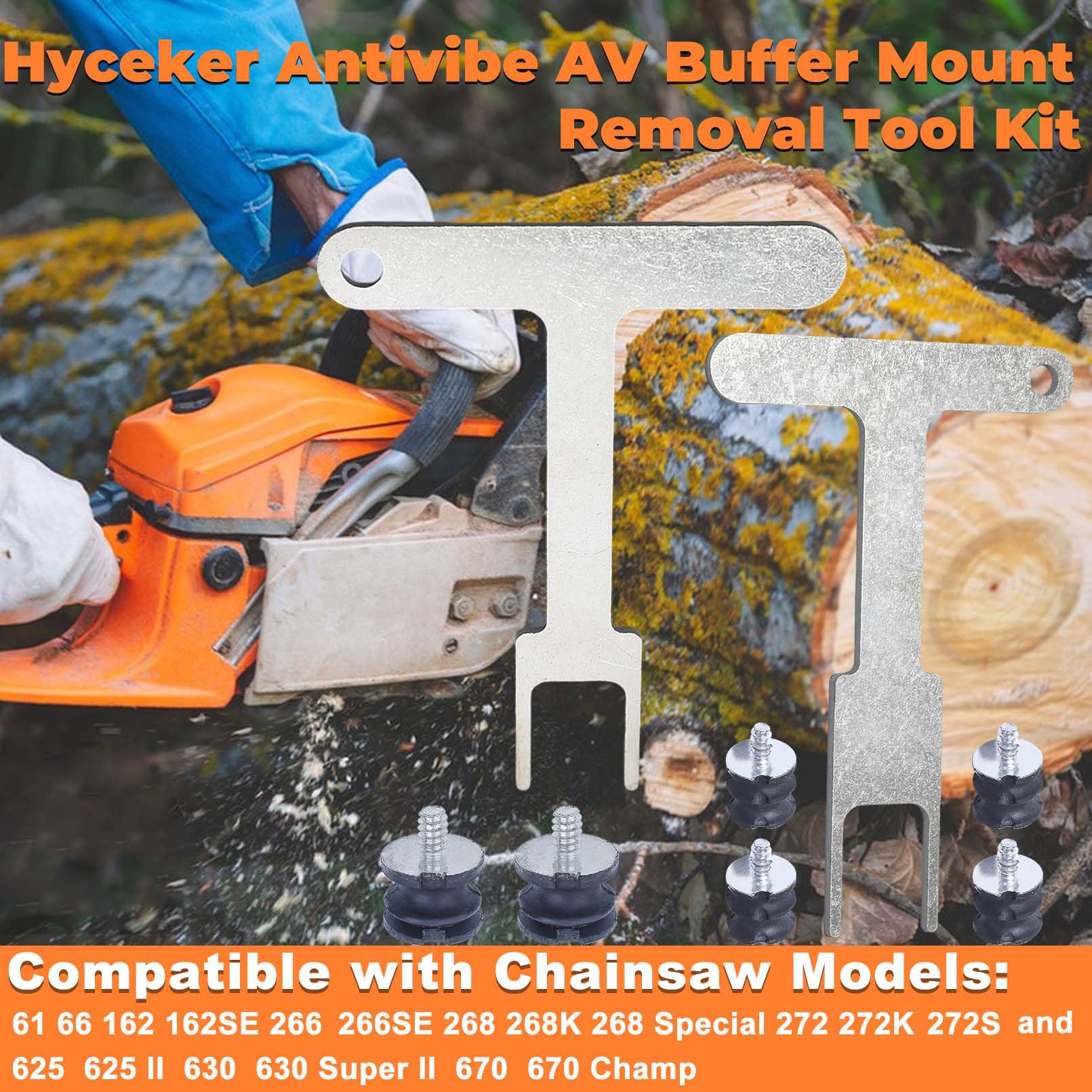 Hyceker Antivibe Kit de ferramentas de remoção de buffer AV para