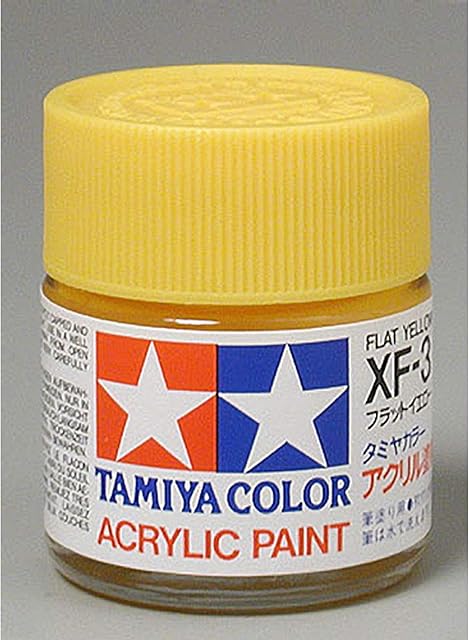 Tamiya America, Inc Acrylic XF3 Flat, Yellow, TAM81303