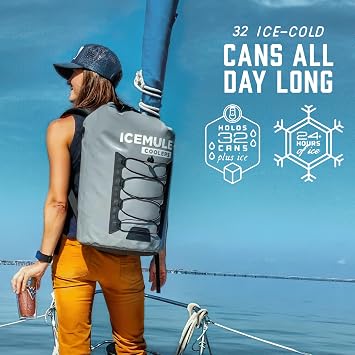 ICEMULE Backpack-Type Pro Cooler for Outdoors, Cooling/Warming