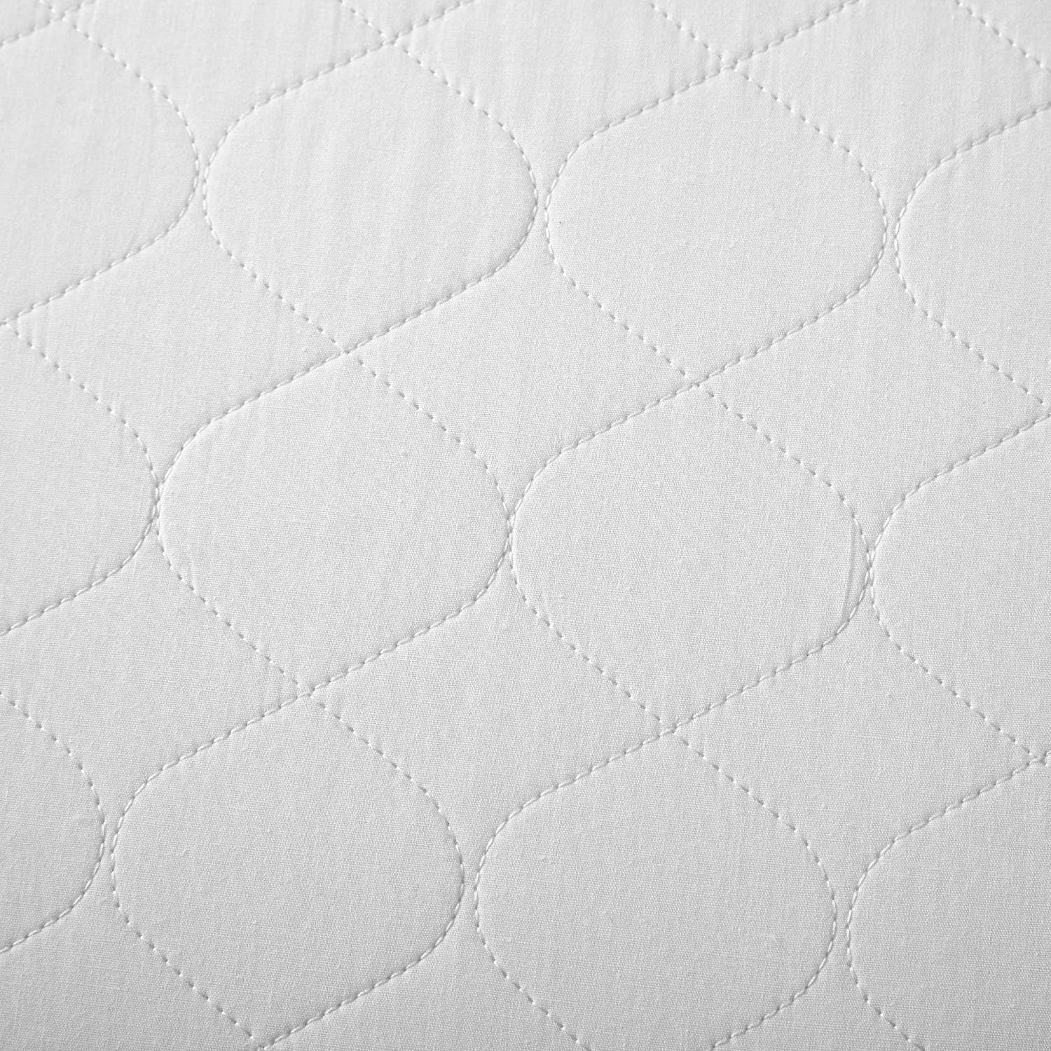 Quilted Fitted Mattress Pad Cover Waterproof Sheet King Mattress Protector with Highly Absorbent Fill Layer Soft Cotton Blend Surface, Breathable, Deep Pocket (King)