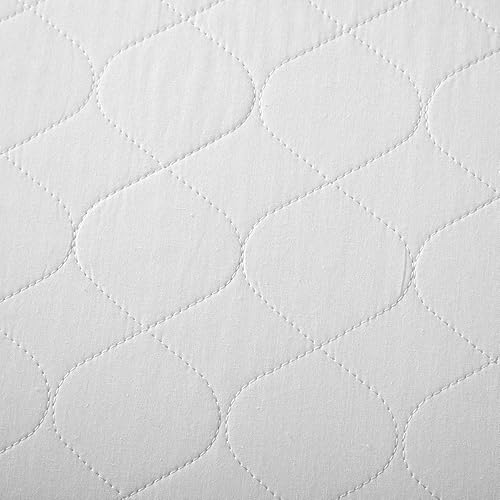 Miniatura 7 de Funda acolchada para colchón ajustable, impermeable, protector de colchón King con capa de relleno altamente absorbente, superficie de mezcla de