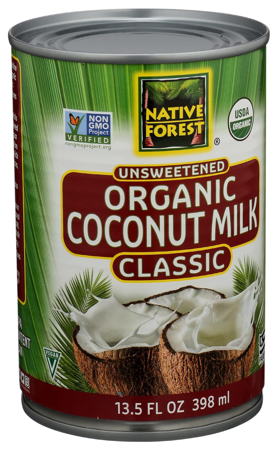 Native Forest Unsweetened Classic Coconut Milk, Organic, 13.5 Fl Oz