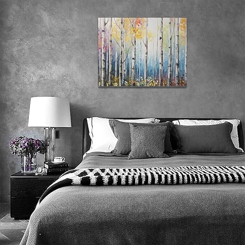 Miniatura 4 de Pintura de árbol de flores doradas al óleo para sala de estar, imágenes de árboles de aceite, decoración de pared de árbol de aceite, impresiones en