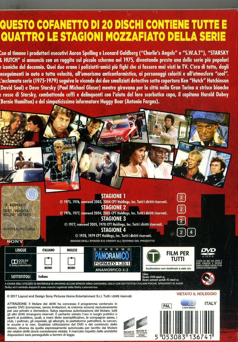 Starsky & Hutch - Collezione Completa Stagioni 1-4 (Box Set) (20 DVD)