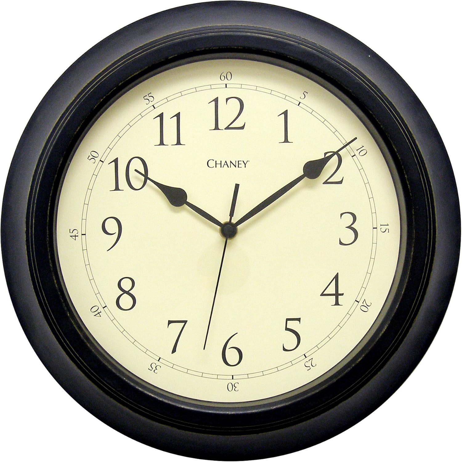 Amazon.com: Chaney Instruments Black Matte Clock : Home & Kitchen
