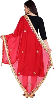 WOMEN,S EMBROIDERY WORK JAIPURI CHIFFON DUPATTA AND CHUNNI