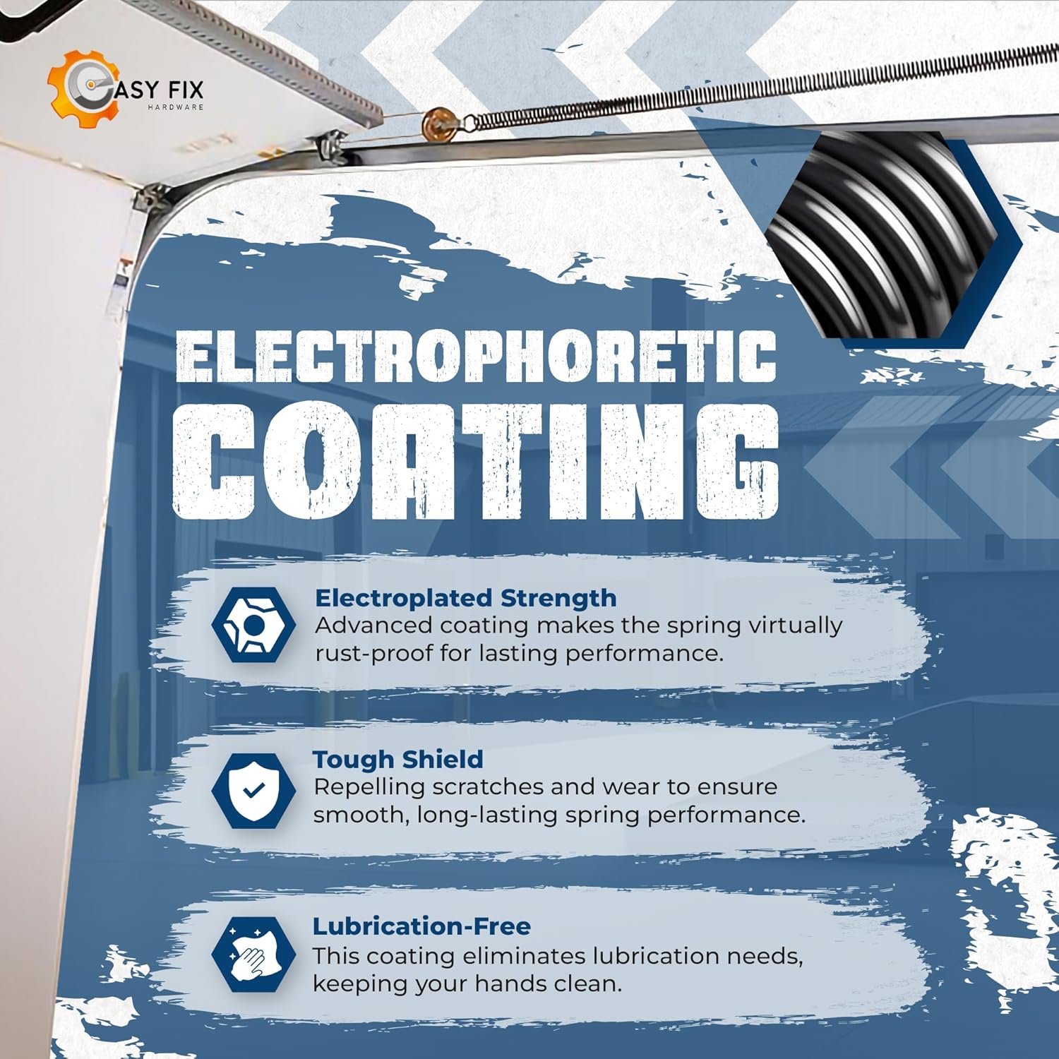 120 lb. Heavy-Duty Double-Looped Garage Door Extension Spring (2-Pack) - Green | Springs for Overhead Garage Door Hardware Repair | Minimum 30,000 Cycles for 7' Feet Garage Door Door