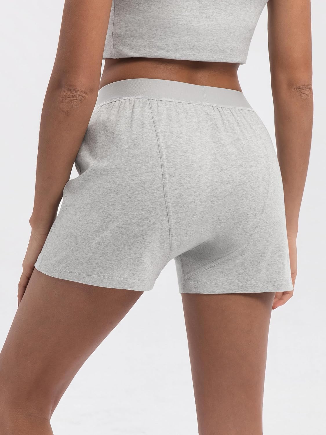 Abonlen Loose Boxer Shorts for Women Lightweight Lounge Pajama Bottoms Casual Sleepwear