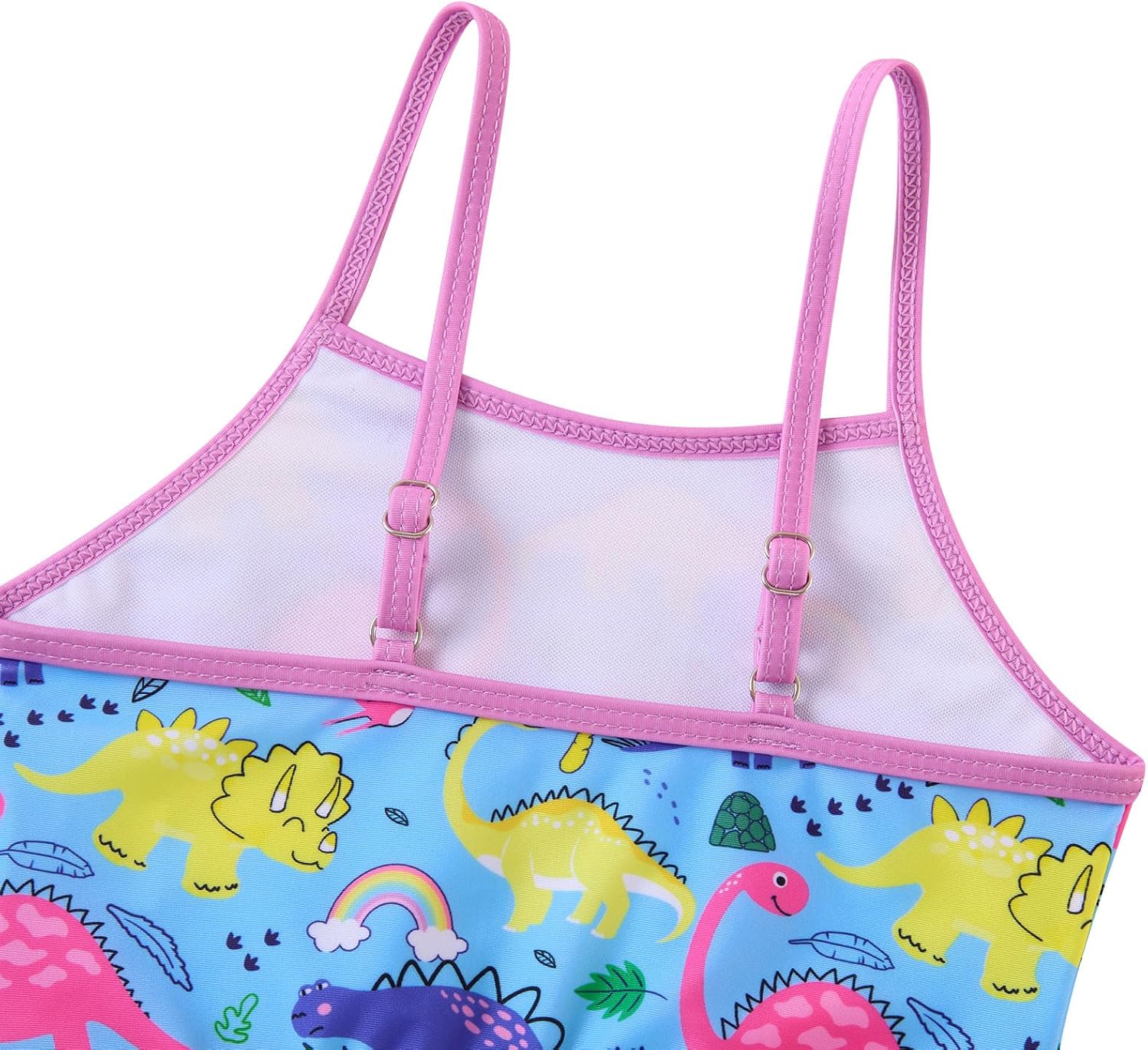Funnycokid Little Girls Swimsuit 3 Piece Long Sleeve Rashguard Set