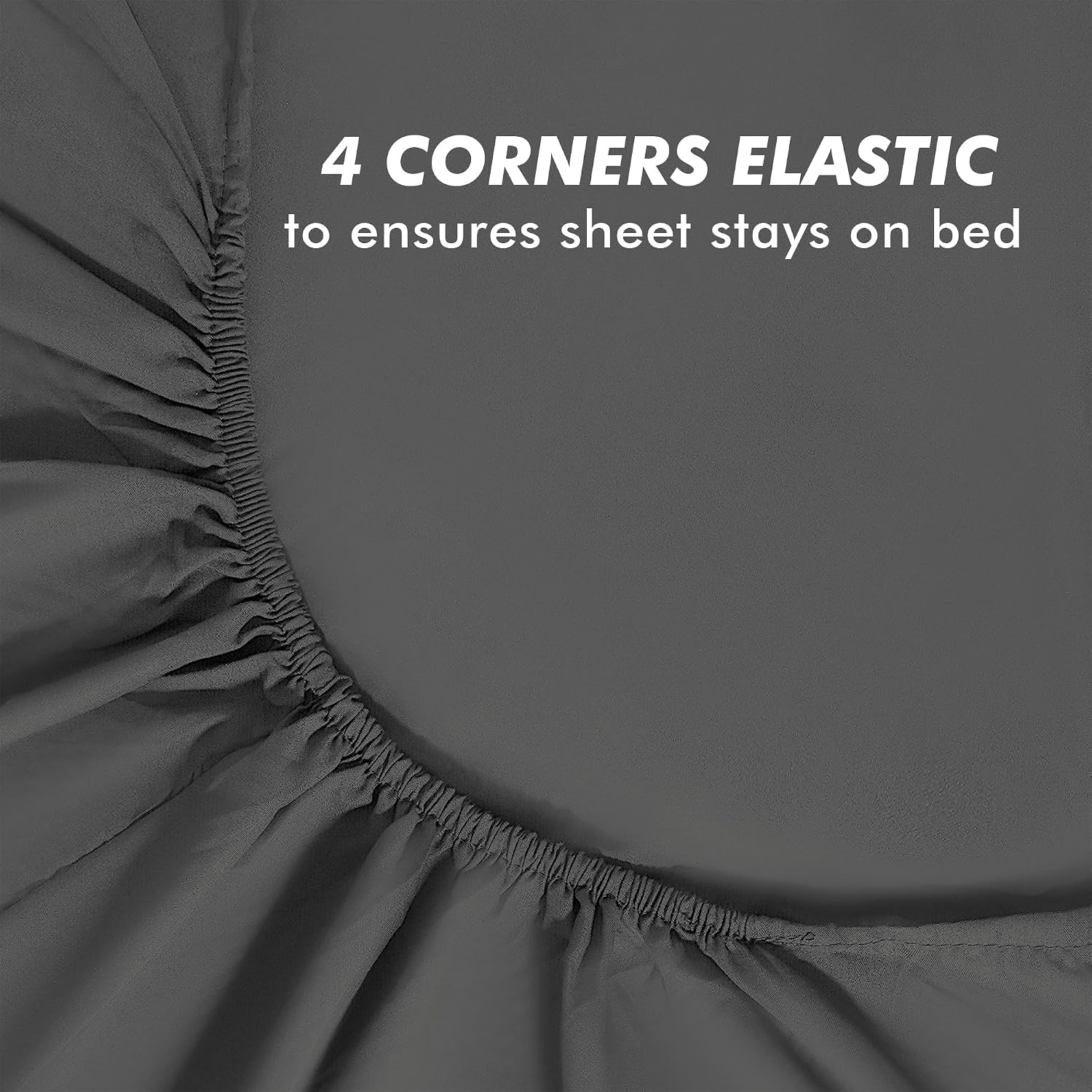 Full Fitted Sheet Deep Pocket 15 Inch Soft Microfiber