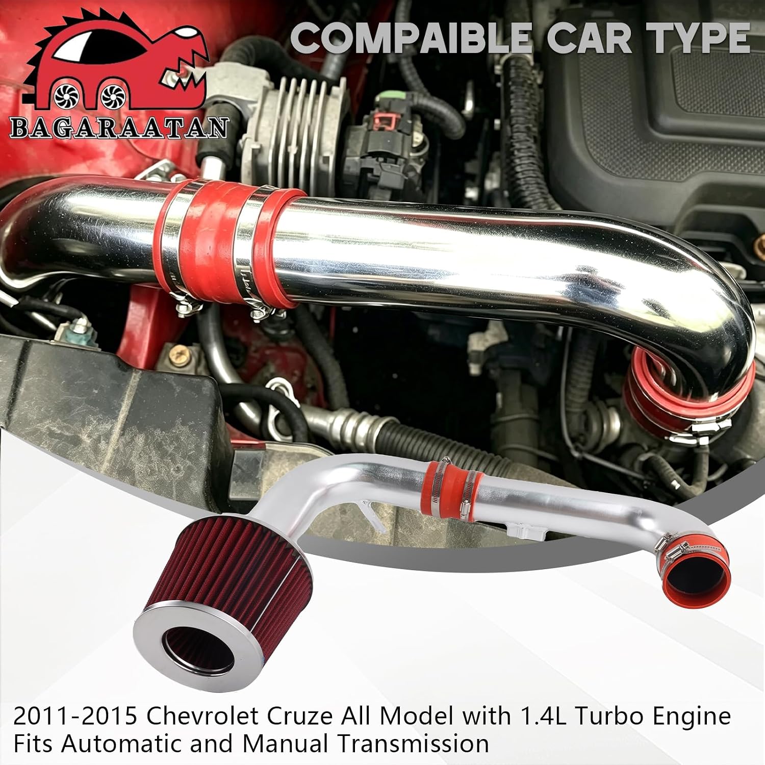 Cold Air Intake for 2011-2015 Chevrolet Cruze 1.4L Turbo