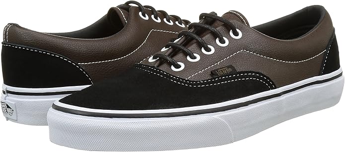 vans era black brown