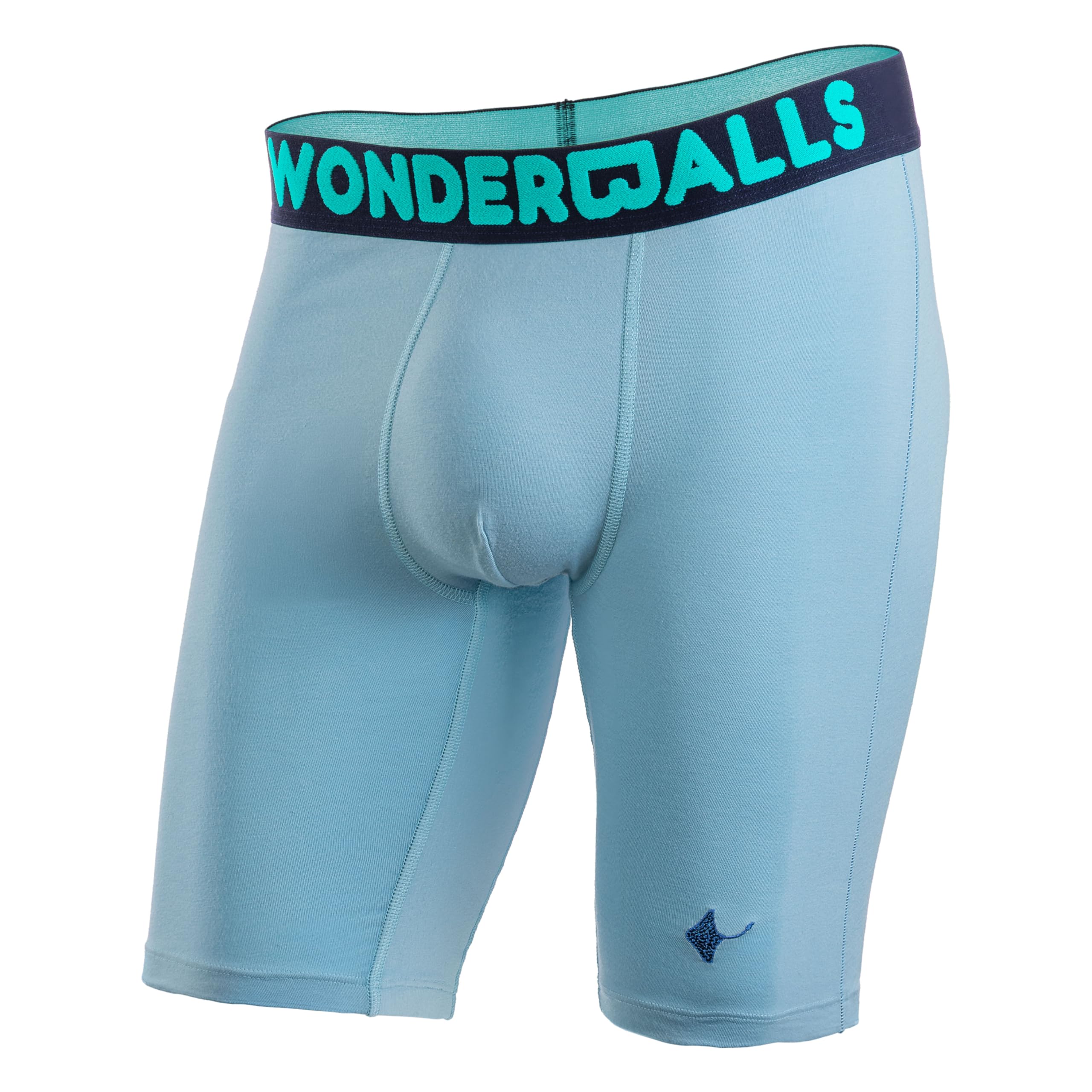 Wonderballs Long Boxer Briefs for Men - Certified Non-Toxic Ultra-Soft Peruvian Pima Cotton Modal Athletic Underwear for Men