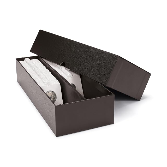 Foto 3 de 5 de Leuchtturm 364884 Caja de Archivo Logik para cápsulas y portamonedas Quadrum, Negra, 285 x 120 x 65 mm