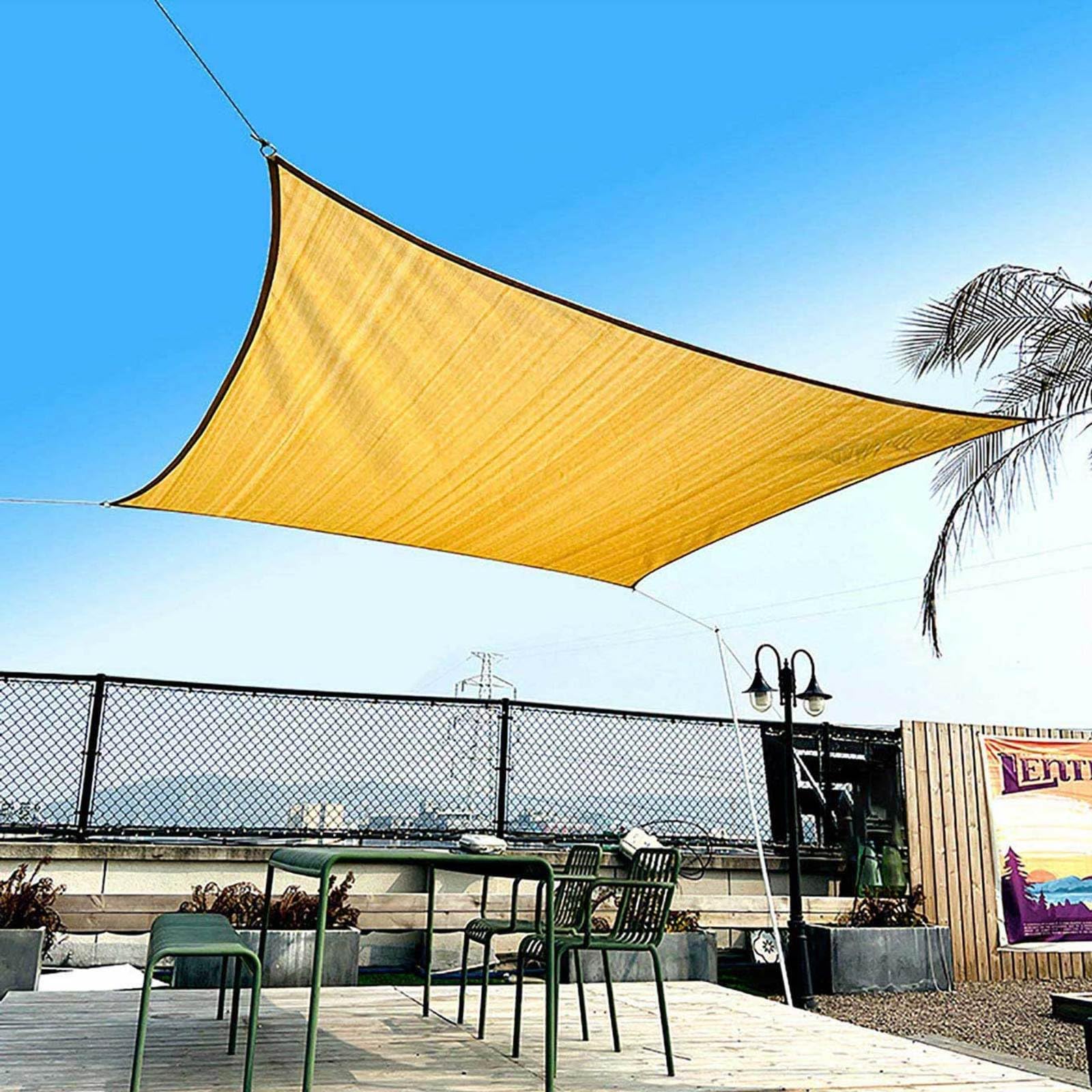 Voile D'Ombrage Rectangulaire 4x5m Toile Ombrage ImperméAble 4x5 Voile D Ombrage 3x2 Filet D'Ombrage Bache pour Pergola,4x6m