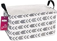 Vista 32 de Cesta de almacenamiento rectangular de tela, organizador de cesta para juguetes, libros, ropa, regalos, mascotas - Perfecta para el hogar, oficina