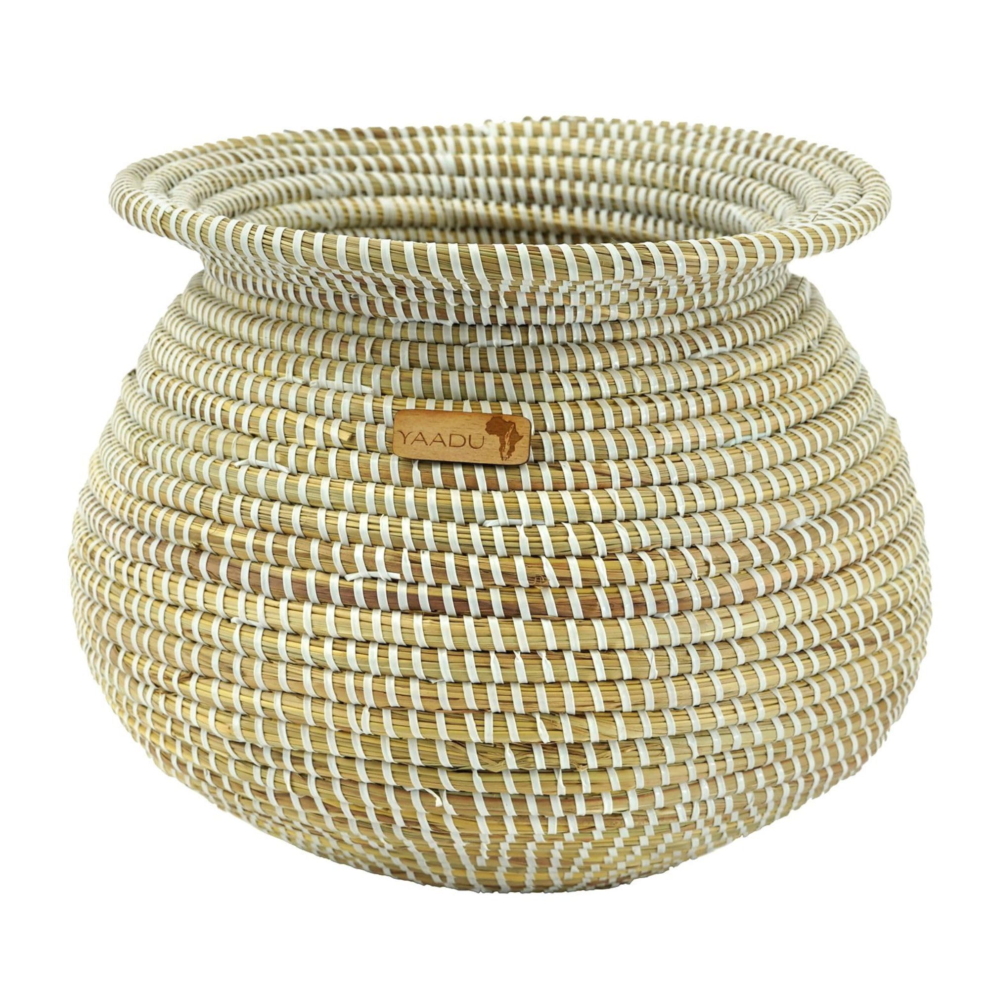 Cache-Pot tressé 28 cm Grand Panier pour Plantes ou Rangement décoratif