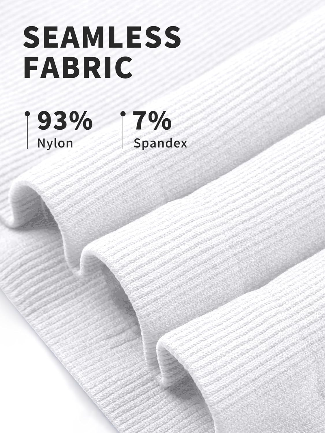 ATTRACO Ribbed Workout Tank Tops for Women with Built-in Bra V Neck Rackback Going Out Camisole - Image 8