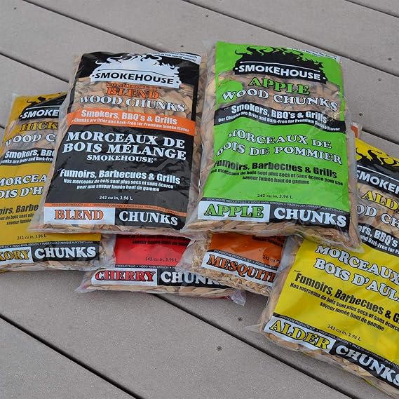 All Natural Flavored Wood Smoking Chunks