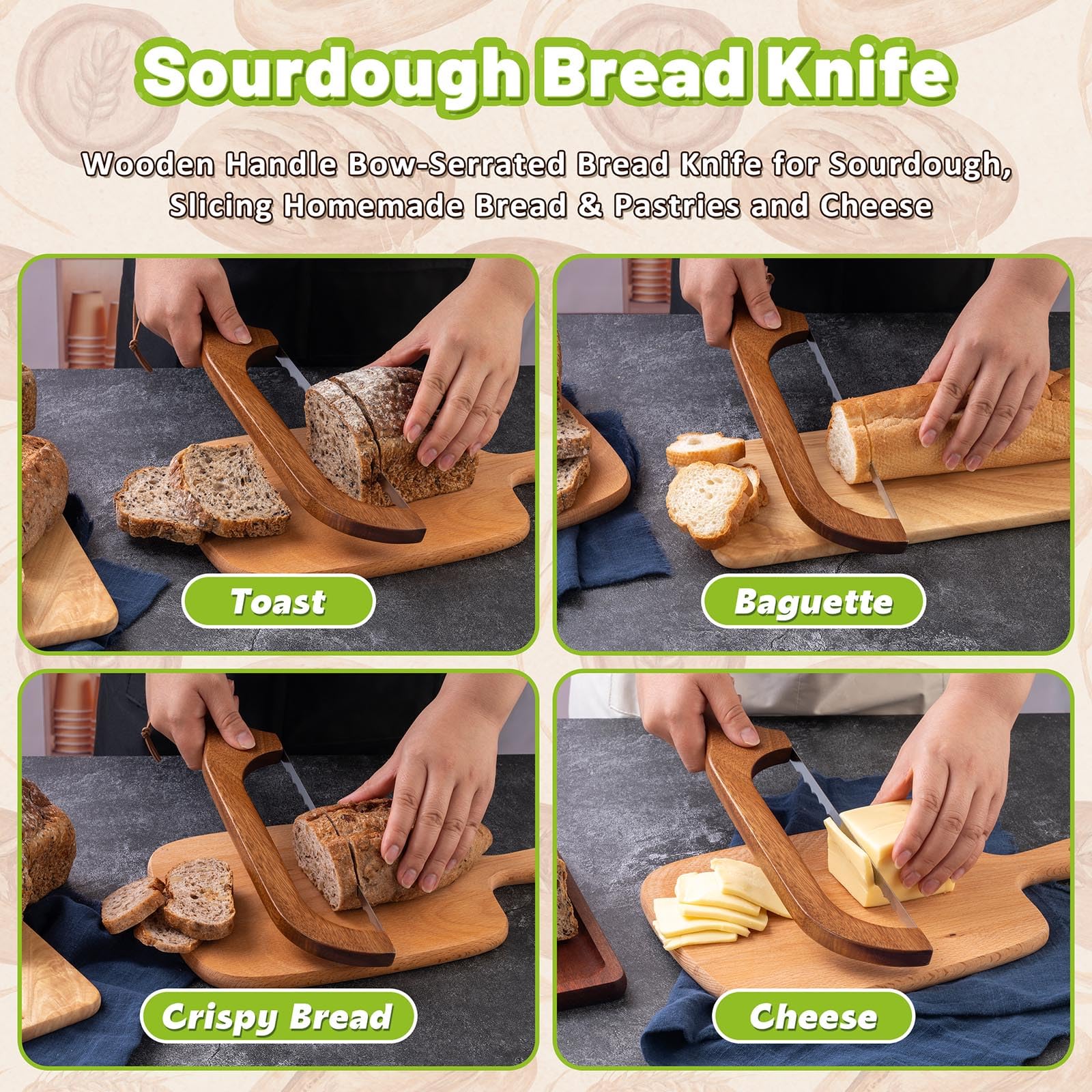 Pranski Bread Knife - Slice Like a Pro -5 Pranski Bread Knife - Slice Like a Pro -5