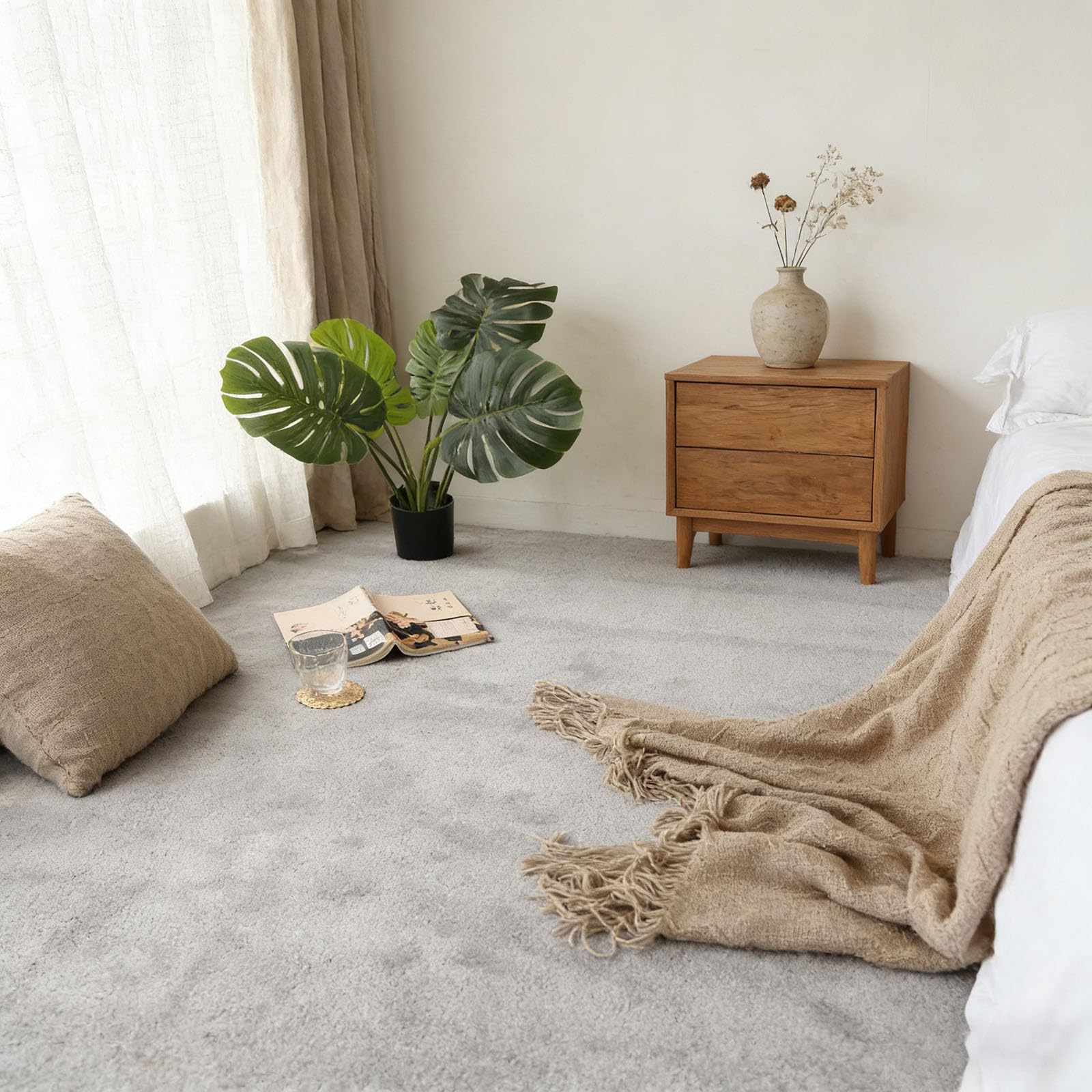 Tapis de salon lavable doux et anti-glisse idéal pour les enfants